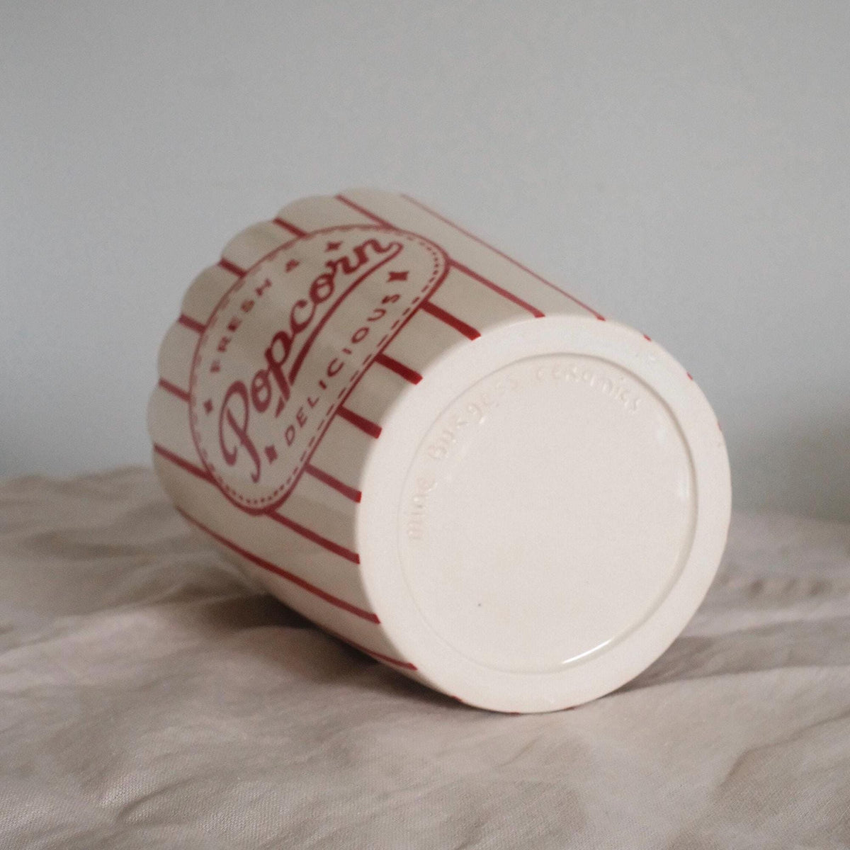 Ceramic Popcorn Bowl — photo 3