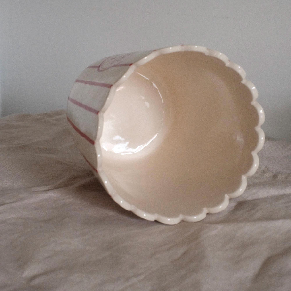 Ceramic Popcorn Bowl — photo 4