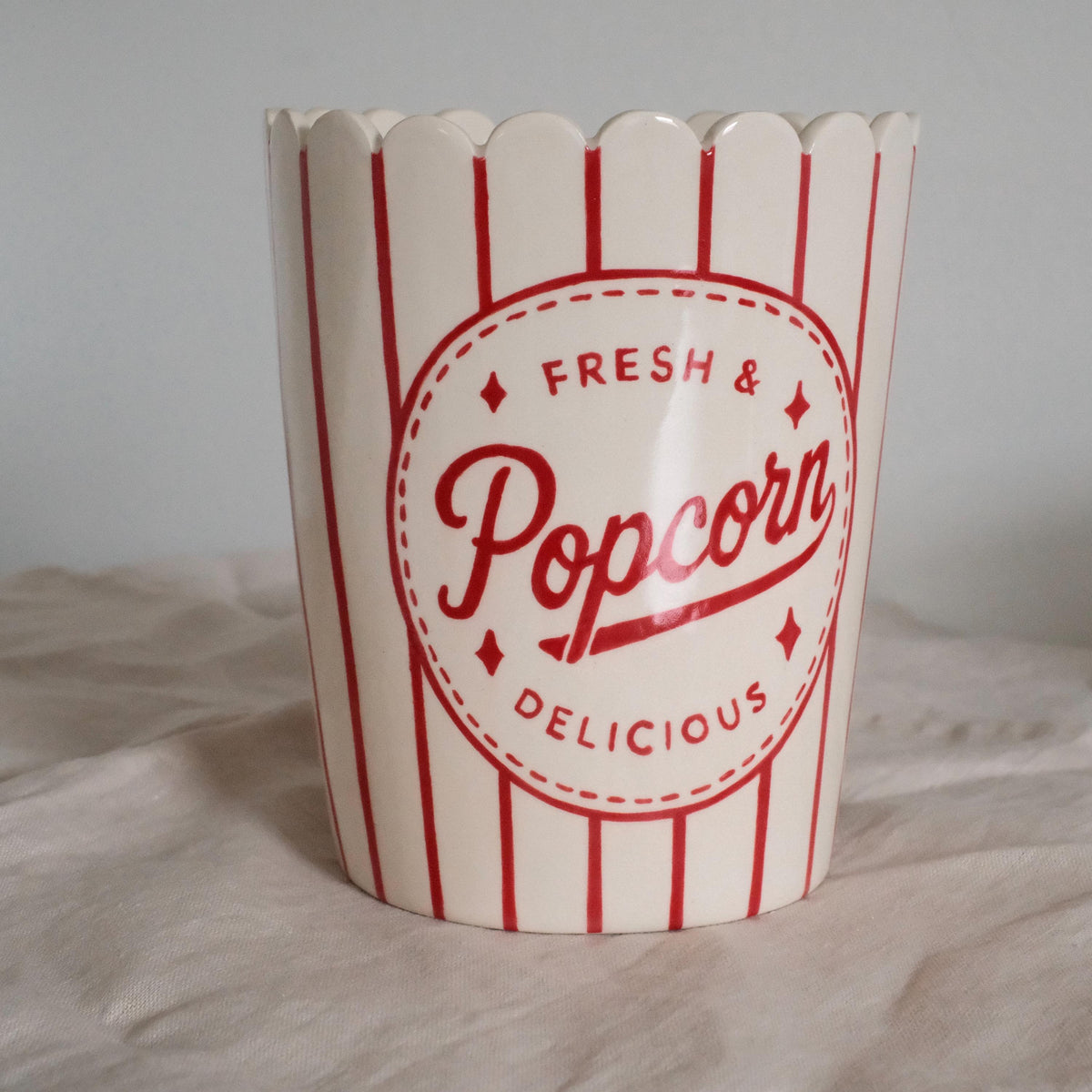 Ceramic Popcorn Bowl — photo 5